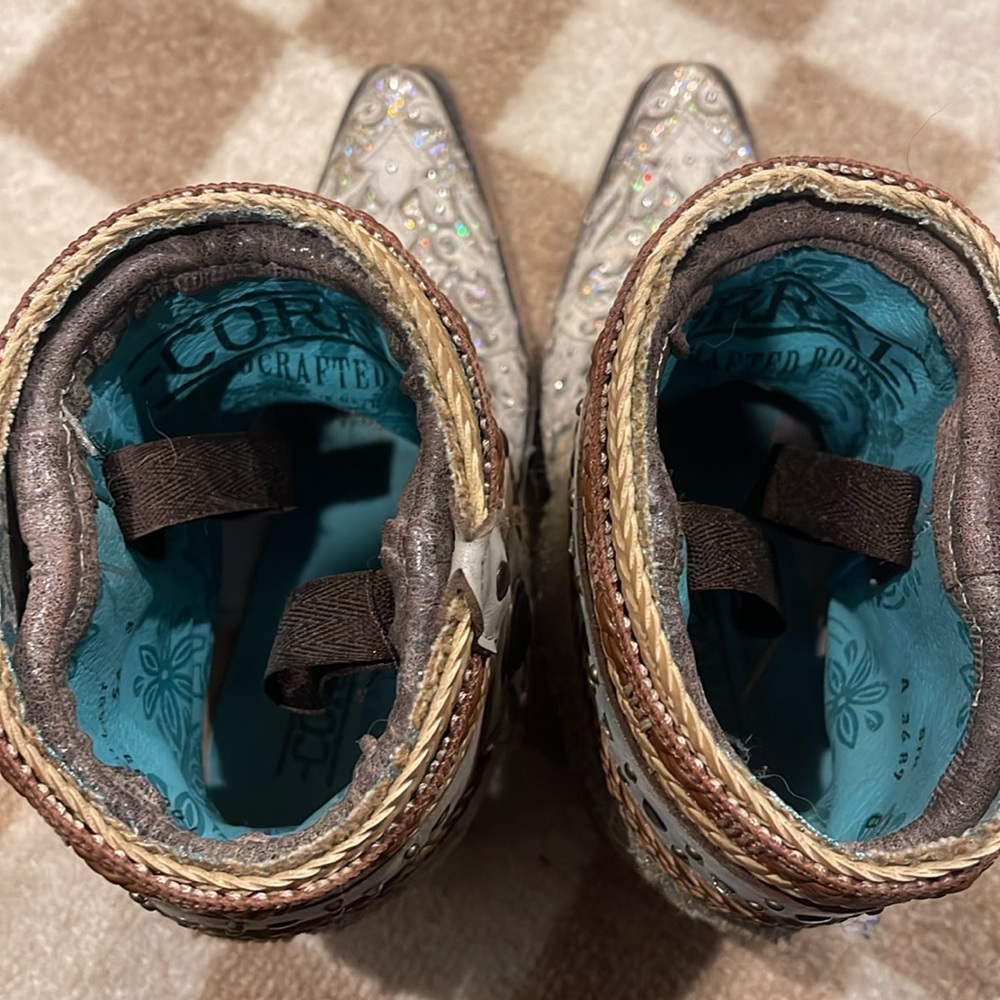 Corral Sequin Booties - image 7